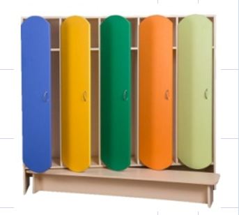 Шафа для роздягальні в дитячому садочку ЛУЧ (14470)